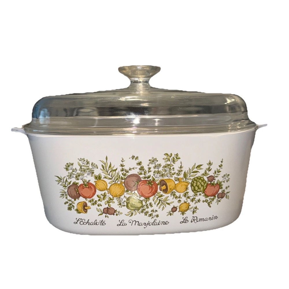 Corningware White and Gold Cookware Set